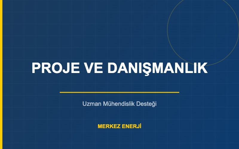 Proje Ve Danışmanlık Hizmetleri